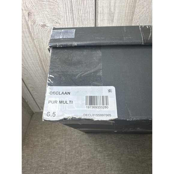 Betsey Johnson Womens 6.5 Purple Tweed Plaid Knee High Boots w/ Rhinestone Heels - Picture 12 of 12